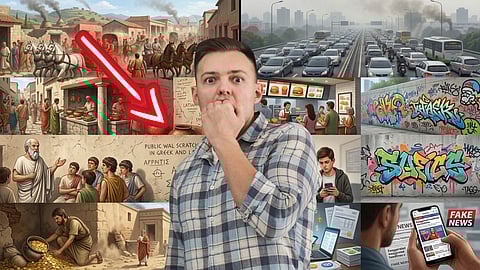 modern problems that actually existed in ancient times