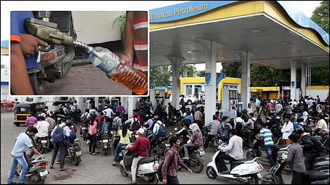 ban on sale of petrol in bottles