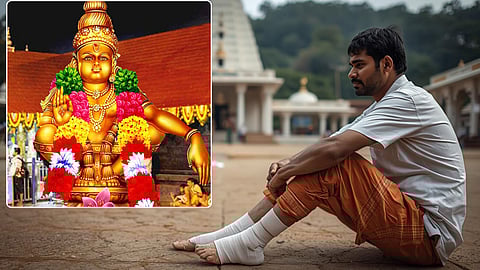 wound healed after worshipping Lord Ayyappa