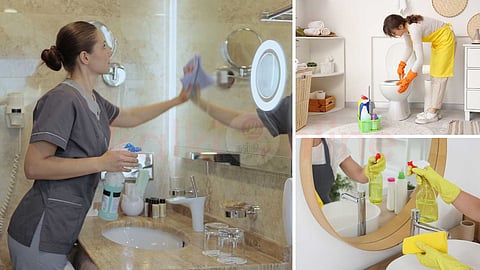 
Keep the bathroom clean