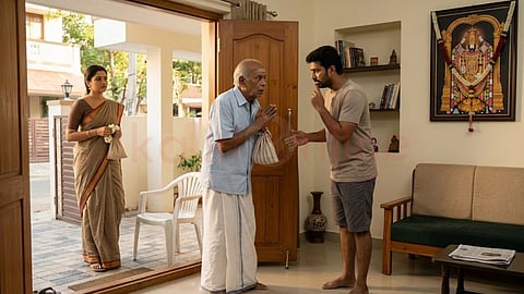 Husband Dinesh, the wife Sandhya and the elder.