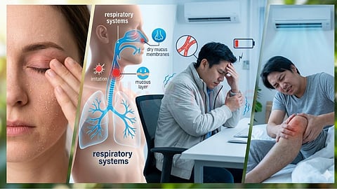 side effects of staying in ac room 