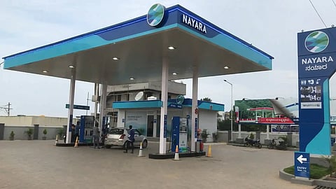 Nayara petrol bunk