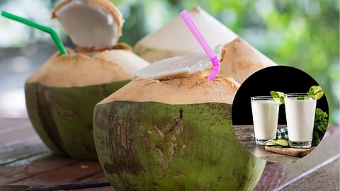 Tender coconut - butter milk