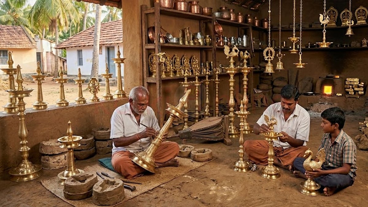 விமான நிலையங்கள் முதல் அரண்மனைகள் வரை... வாகைகுளம் விளக்குகளில் இத்தனை ரகங்களா?