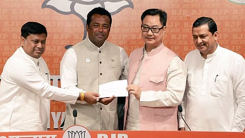 Leander Paes JOINS BJP 