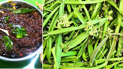 Delicious pirandai thokku