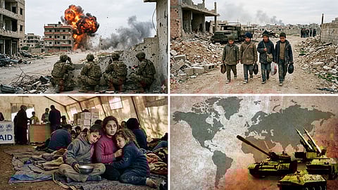 Children Struggling in the war field