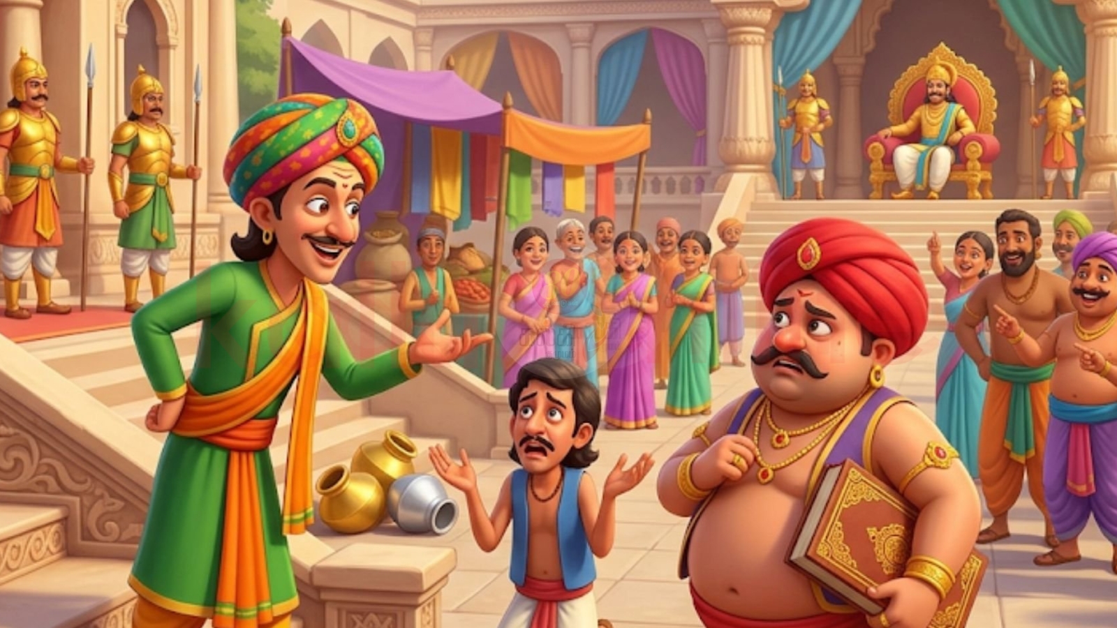 தெனாலிராமன் கதை: பாத்திரங்கள் குட்டி போடும் 
அதிசயம்! 