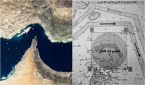 sea mines in the strait of hormuz