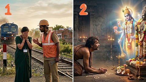 Keerthana and Kirubakaran
The Poor man and God