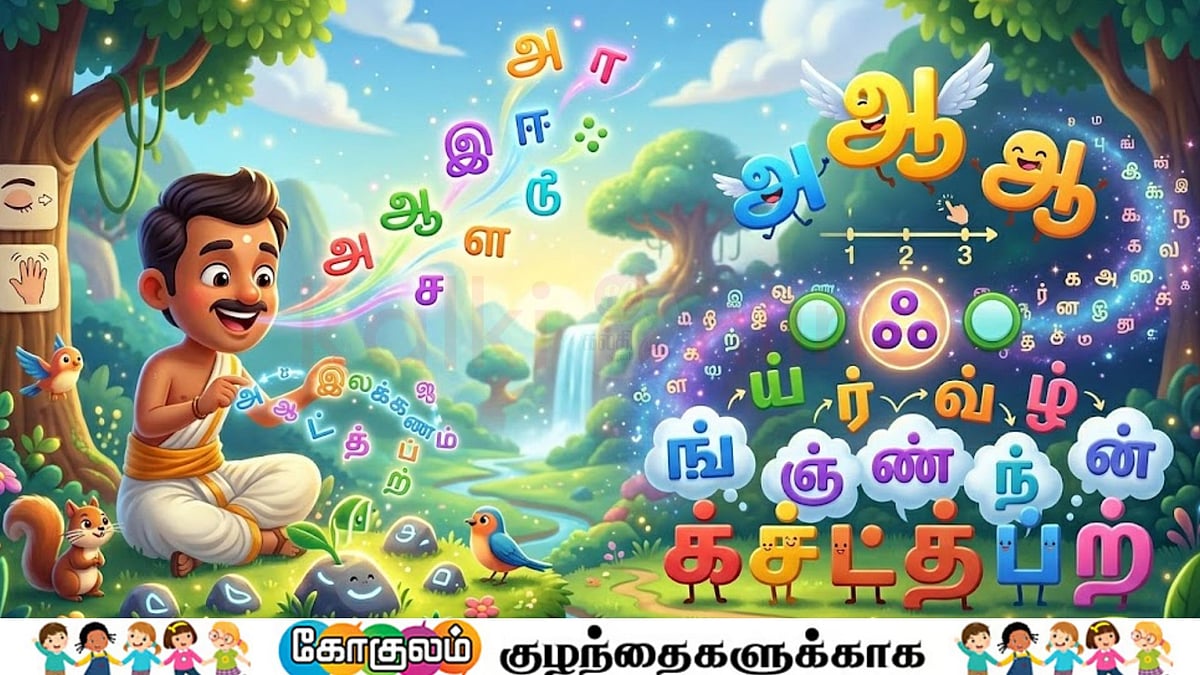 செல்லங்களா... கொஞ்சும் தமிழ் கற்போமா? பாடம் 2