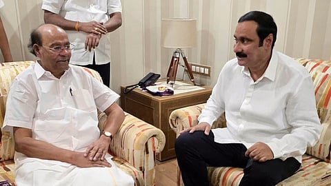 Anbumani banned For using Ramadoss Picture 
