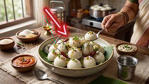 Instant goli idli