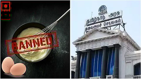 tamilnadu govt Ban mayonnaise 
