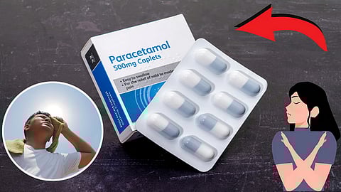 summer heat avoid paracetamol