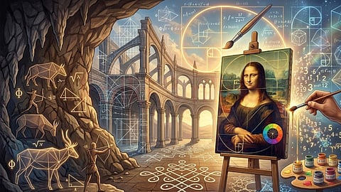 Math in paintings and art