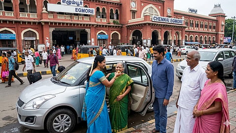 மாலதி, கணவன் ரவி, மாமியார் மற்றும் தாய் தந்தை