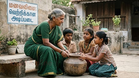 Grandma with Children | Mental strength