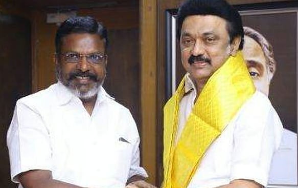 திமுக தலைவர் மு.க.ஸ்டாலினுடன் விசிக தலைவர் திருமாவளவன் சந்திப்பு..!