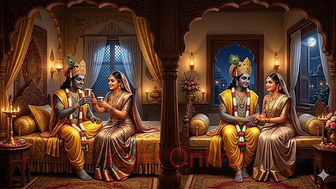 krishna in bama rukmani