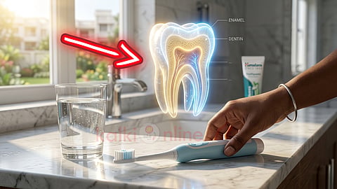 Yellow teeth causes