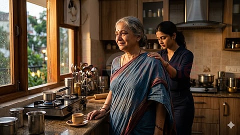 2 Women stand in the Kitchen | 