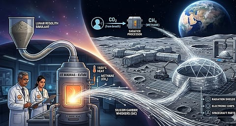 IIT Madras researchers turn moon soil into material
