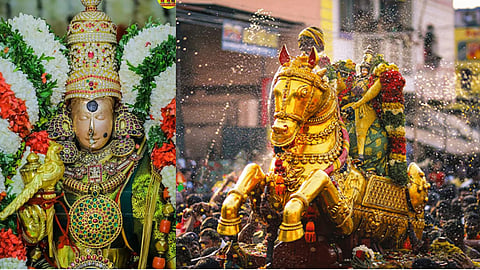Kallazhagar and Meenakshi Amman