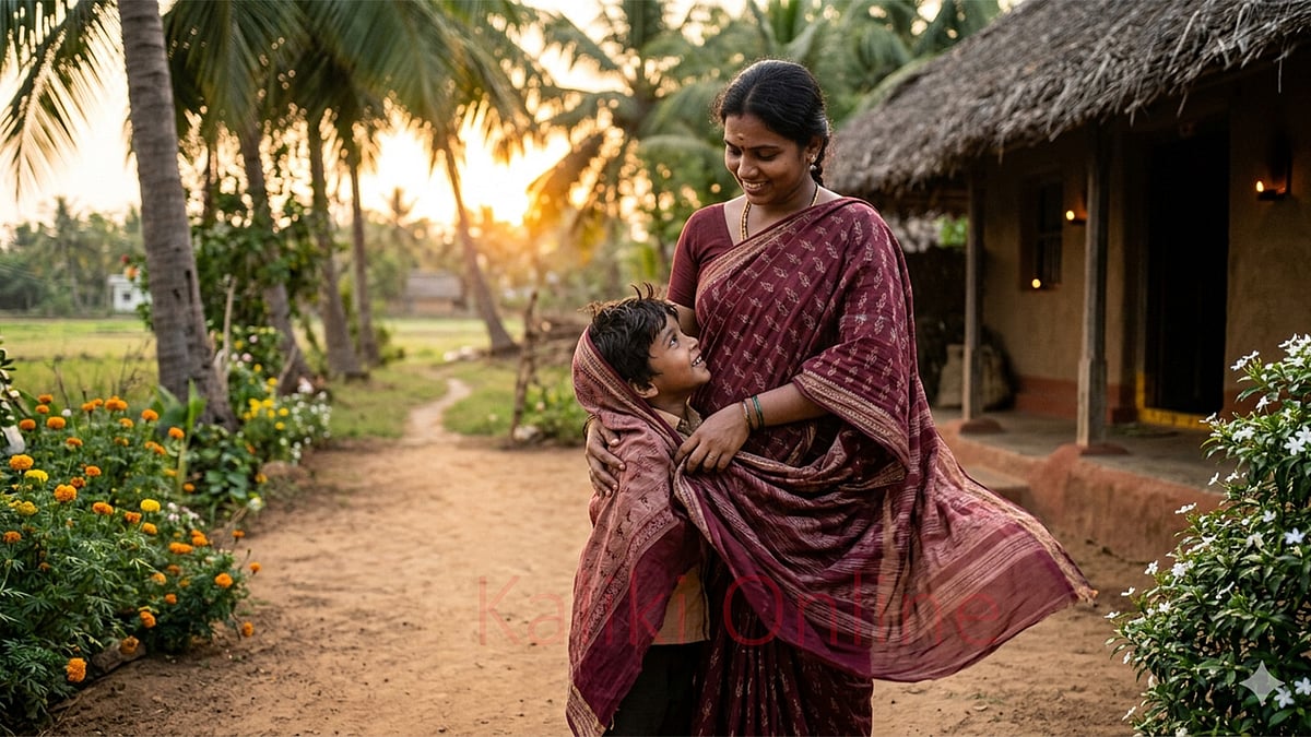 அம்மாவின் முந்தானை... துணி அல்ல... அது தாய்மையின் தொட்டில்!