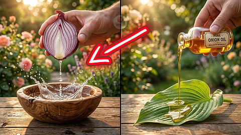Onion juice for hair fall