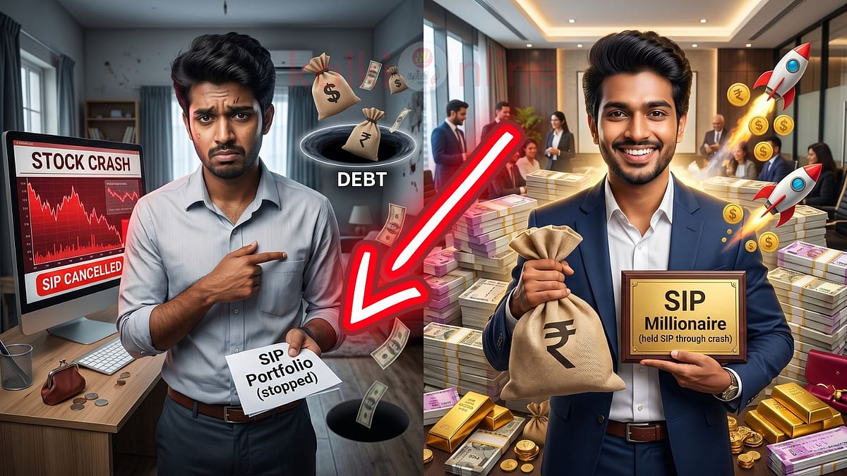 சந்தை வீழ்ச்சியில் SIP-ஐ நிறுத்துபவரா நீங்கள்... இந்த உண்மை கட்டாயம் உங்களுக்குத் தான்!