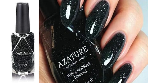 diamond nail polish