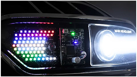 car headlight cinema projector