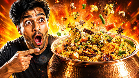 veg chettinad biryani செட்டிநாடு பிரியாணி