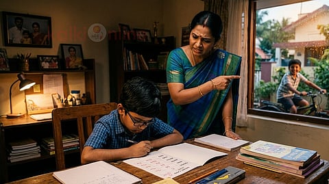 ஒப்பீட்டுப் பழக்கம்|a mother comparing her son with other boy