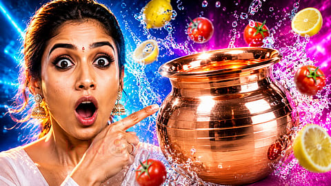 Copper vessels cleaning செம்பு பாத்திரங்கள்