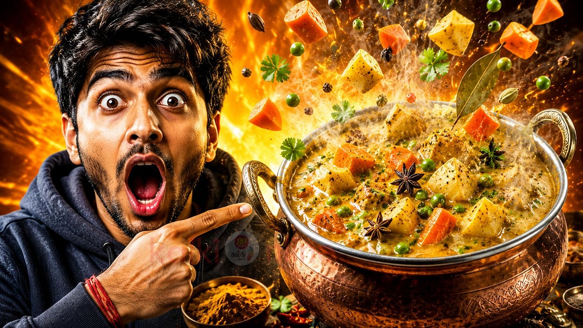 சப்பாத்திக்கு இதுதாங்க பெஸ்ட்… கல்யாண வீட்டு வெஜ் குருமா ரகசியம்!