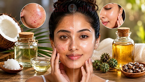 Coconut oil face skin care சரும பராமரிப்பு