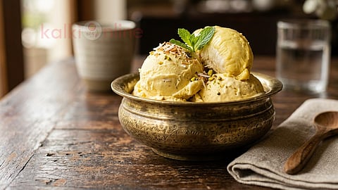 துரியான் செய்முறை|durian ice cream making