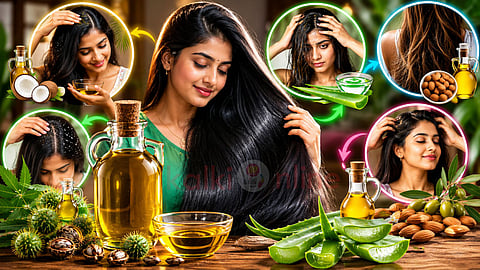 Castor oil hair growth முடி வளர்ச்சி