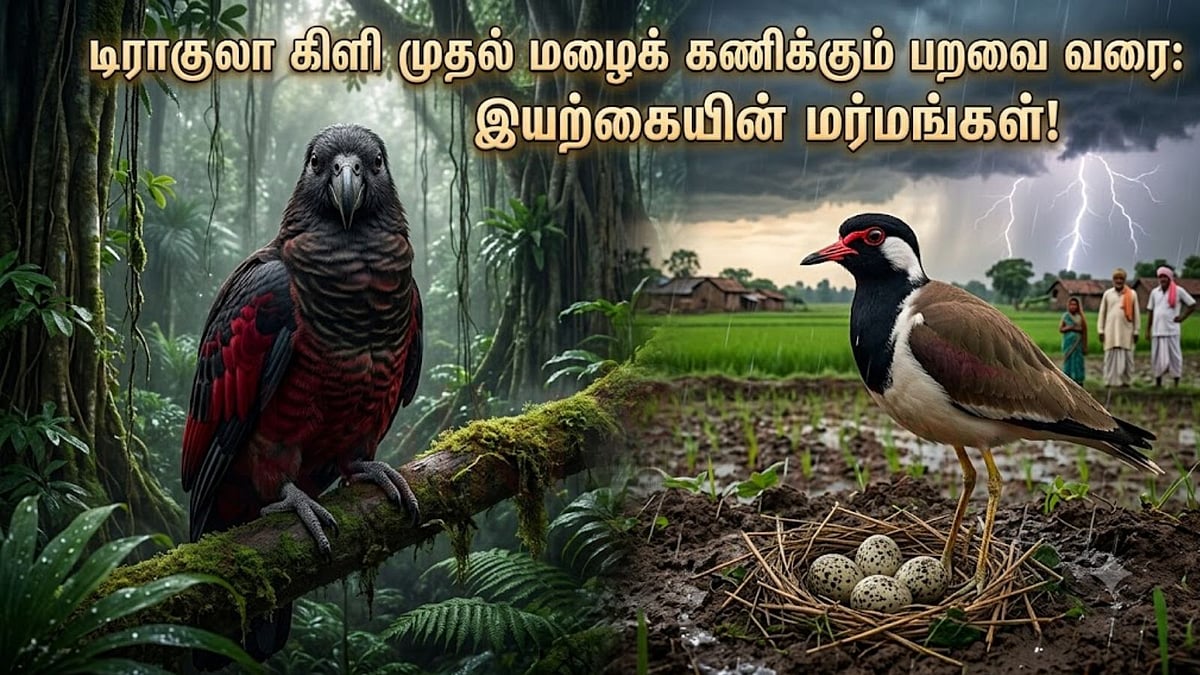 டிராகுலா கிளி முதல் மழைக் கணிக்கும் பறவை வரை: இயற்கையின் மர்மங்கள்!