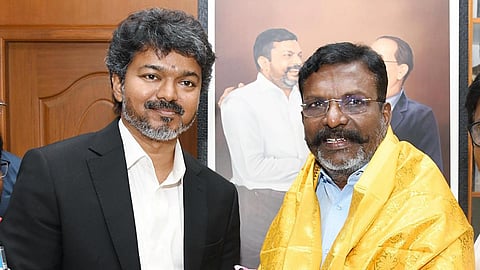 CM vijay and Thirumavalavan 