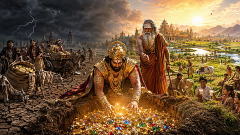 தமிழ் கதை | King Veera Singan and the Blind Siddhar