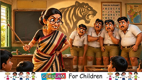 School | Strict teacher and students