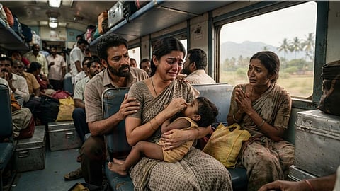 தமிழ் கதை | A couple, mother and child 