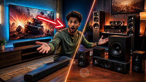 Soundbar vs Surround sound ஹோம் தியேட்டர்
