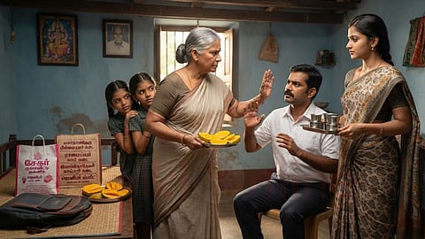 தமிழ் கதை | a grand daughters and their grand mother and their parents