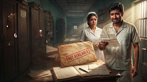 தமிழ் கதை | a man cry with letter and a woman watching this