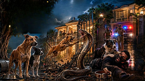 தமிழ் கதை | dogs, snake and thief